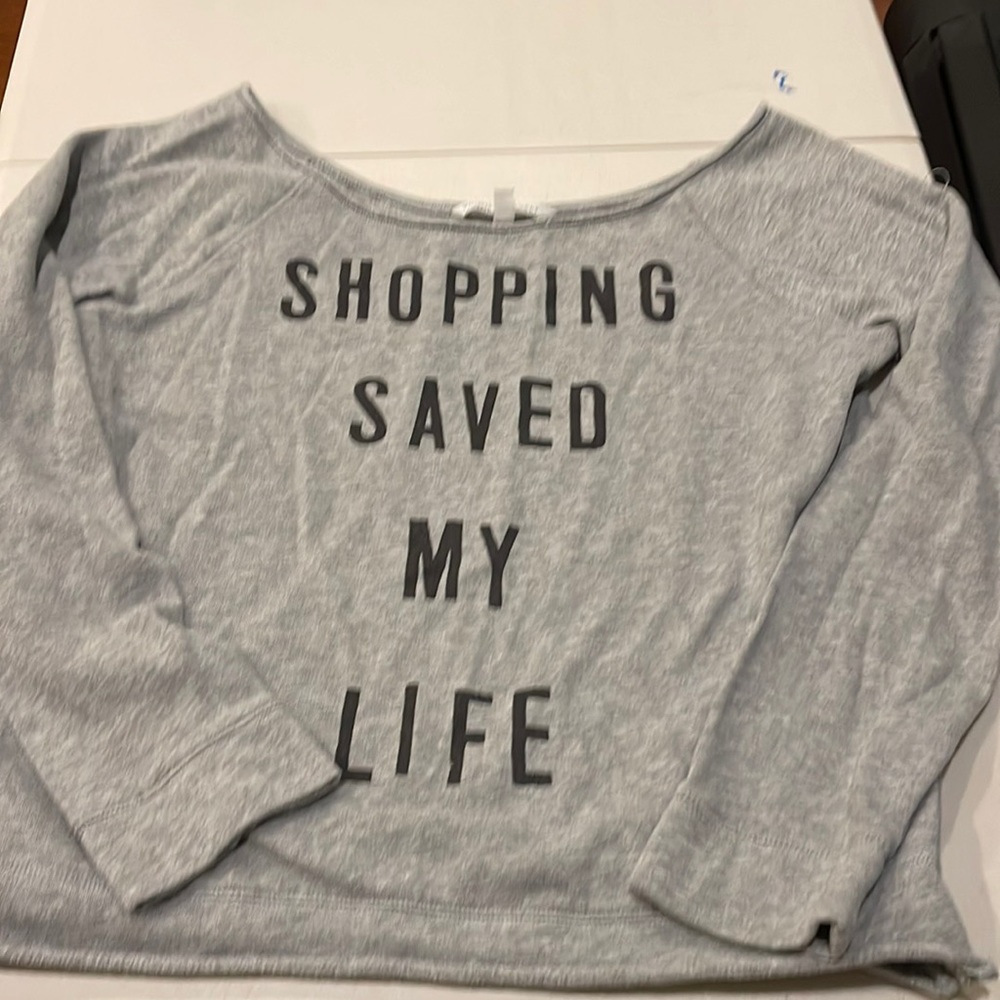 Size Medium Women’s off the shoulder sweater from Victoria’s Secret
